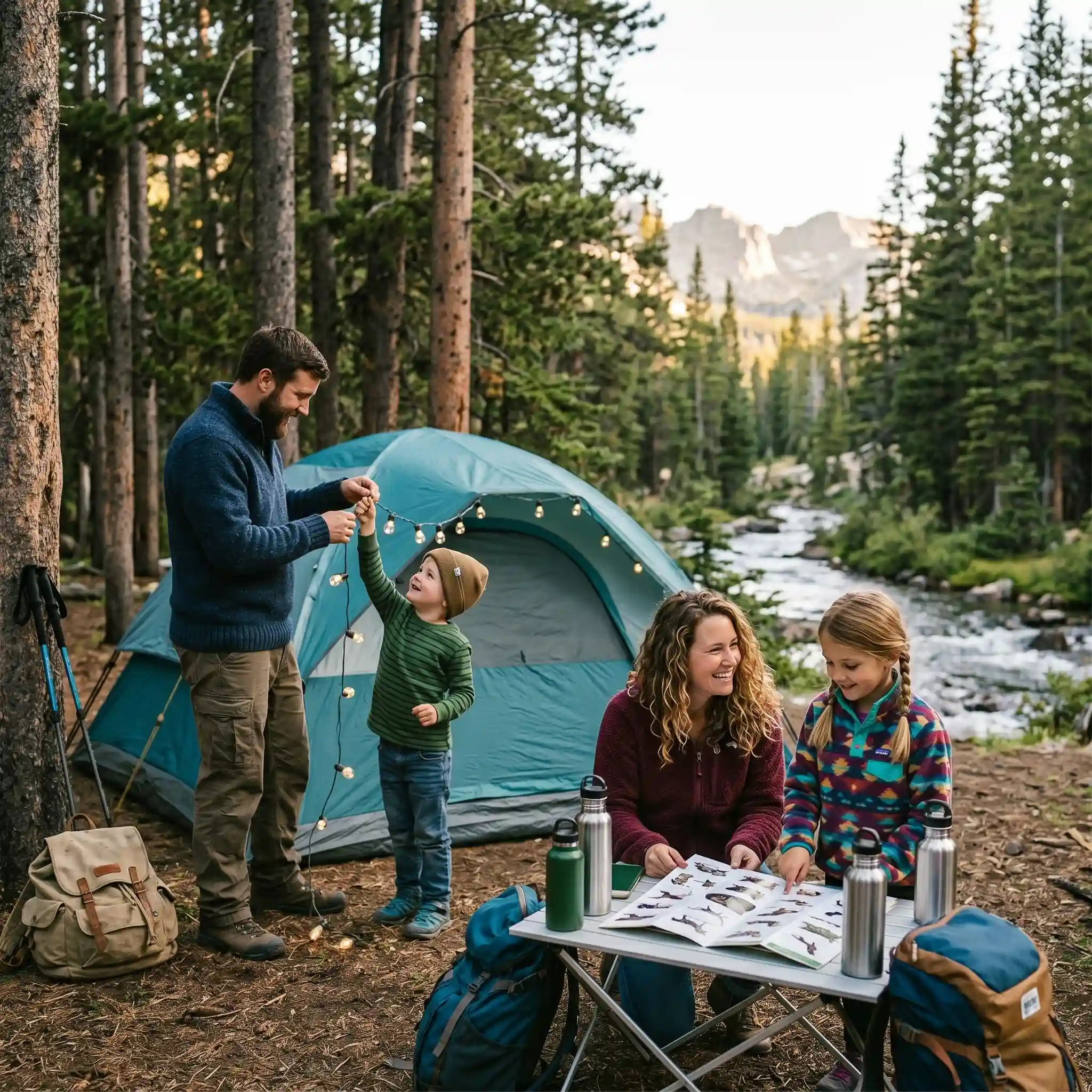 camping with kids