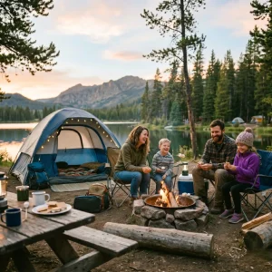 camping with kids