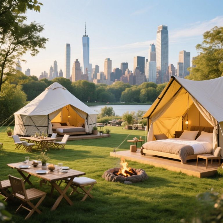 best glamping sites in New York