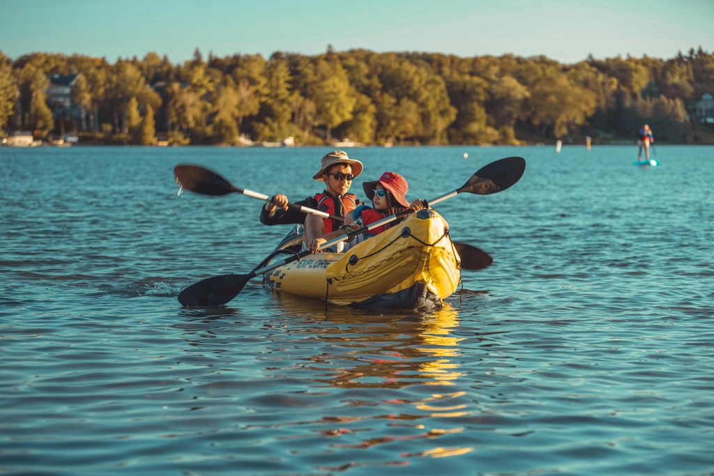 kayaking with kids