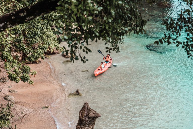 kayaking with kids