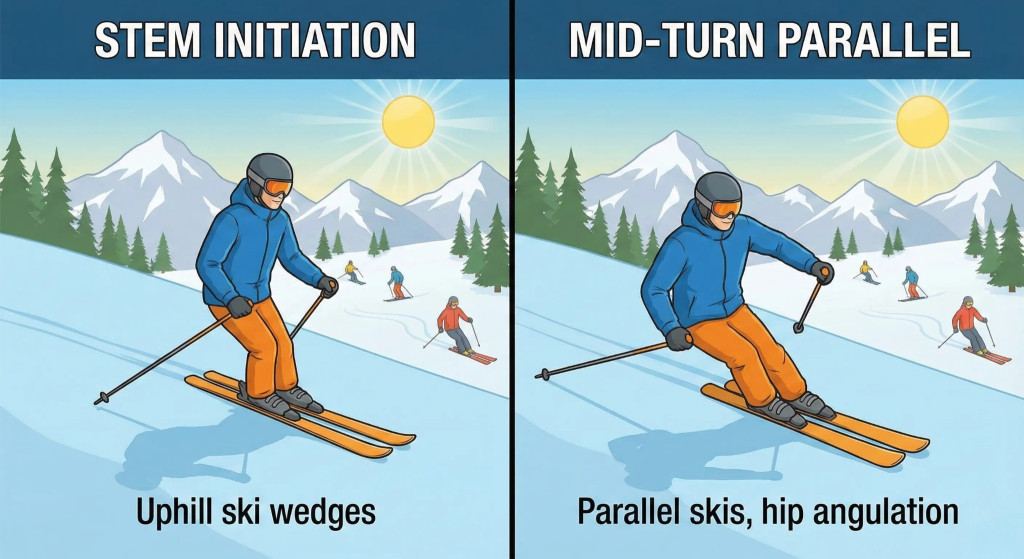 Stem Turn to Parallel