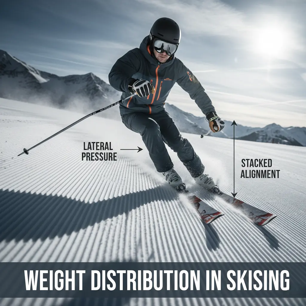 Weight Distribution in Skiing