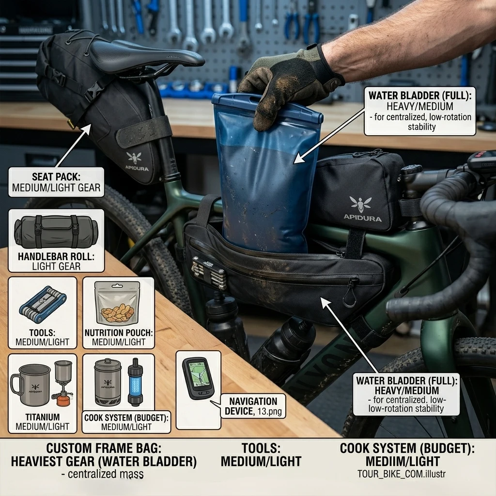 How to pack a bikepacking bag