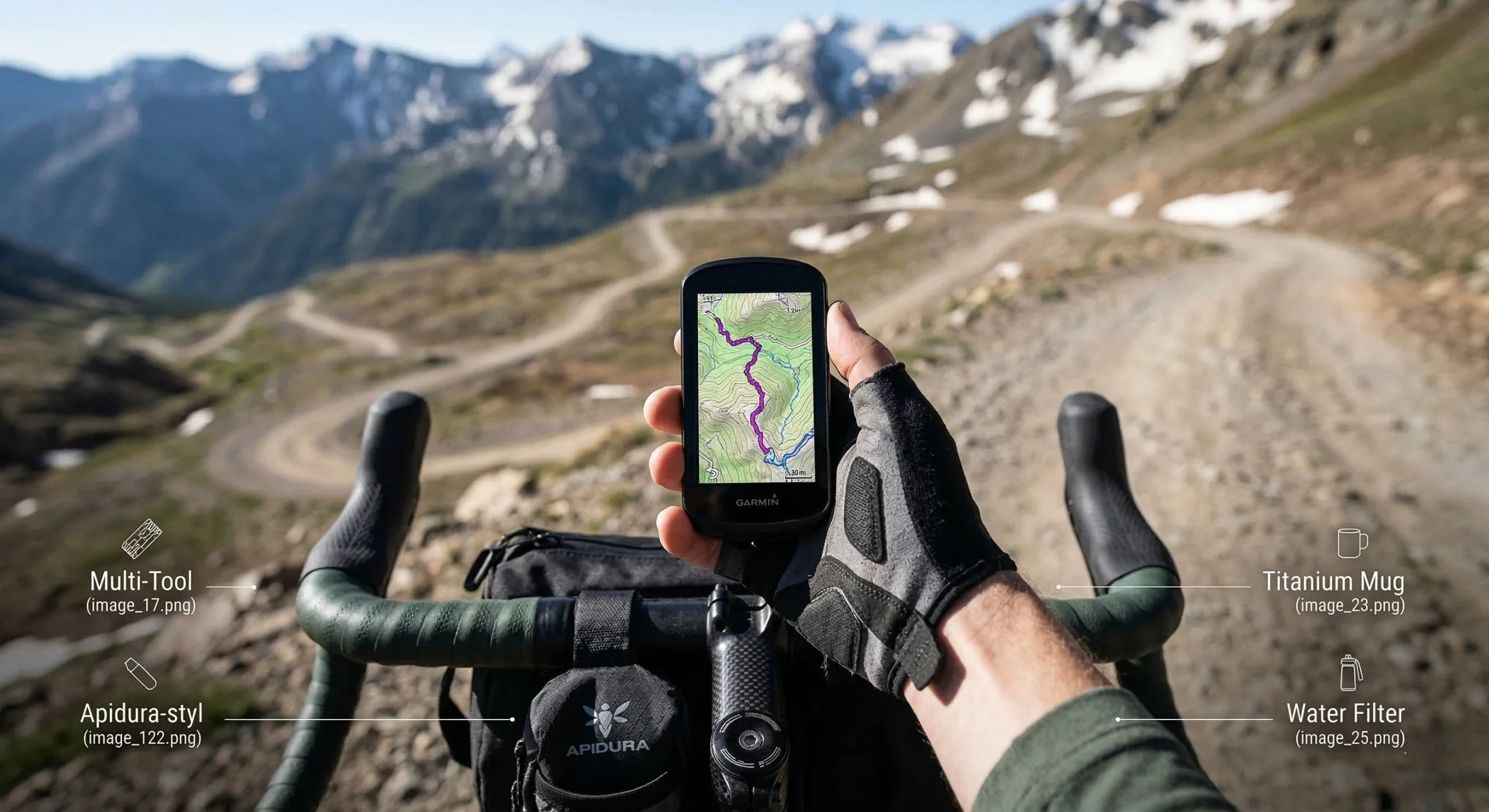 Bikepacking routes