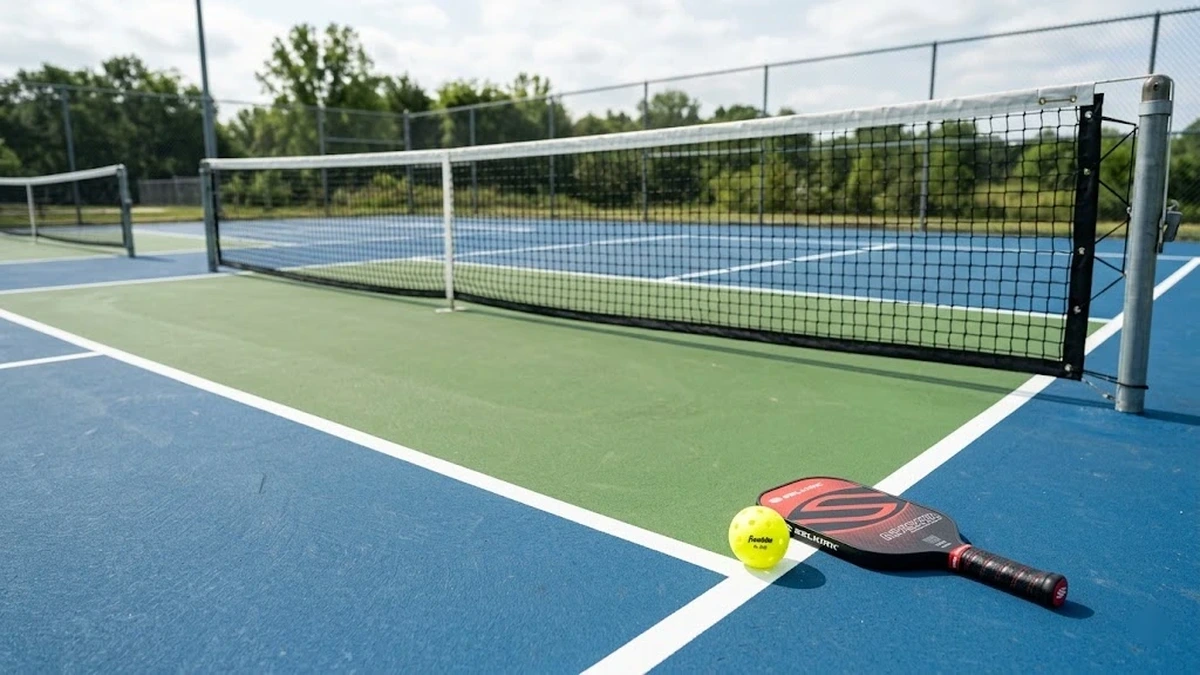 pickleball court layout