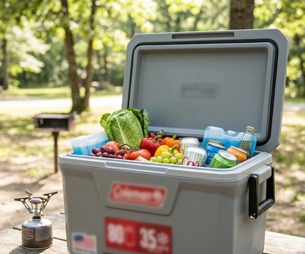 camp cooler summer food