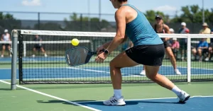 outdoor pickleball dinking featured