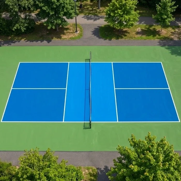 pickleball court dimensions diagram