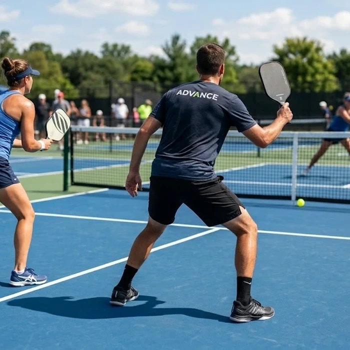pickleball stacking formation