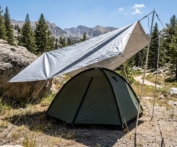 reflective tent shade