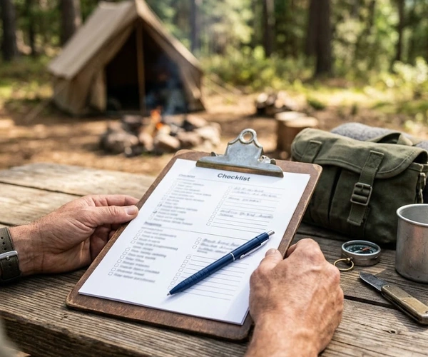 summer camping packing checklist