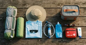 summer camping packing list featured