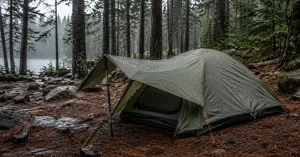 camping in the rain featured