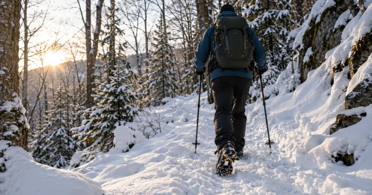 Hiking in Snow and Ice: Traction and Safety Hiking in Snow and Ice: Traction and Safety